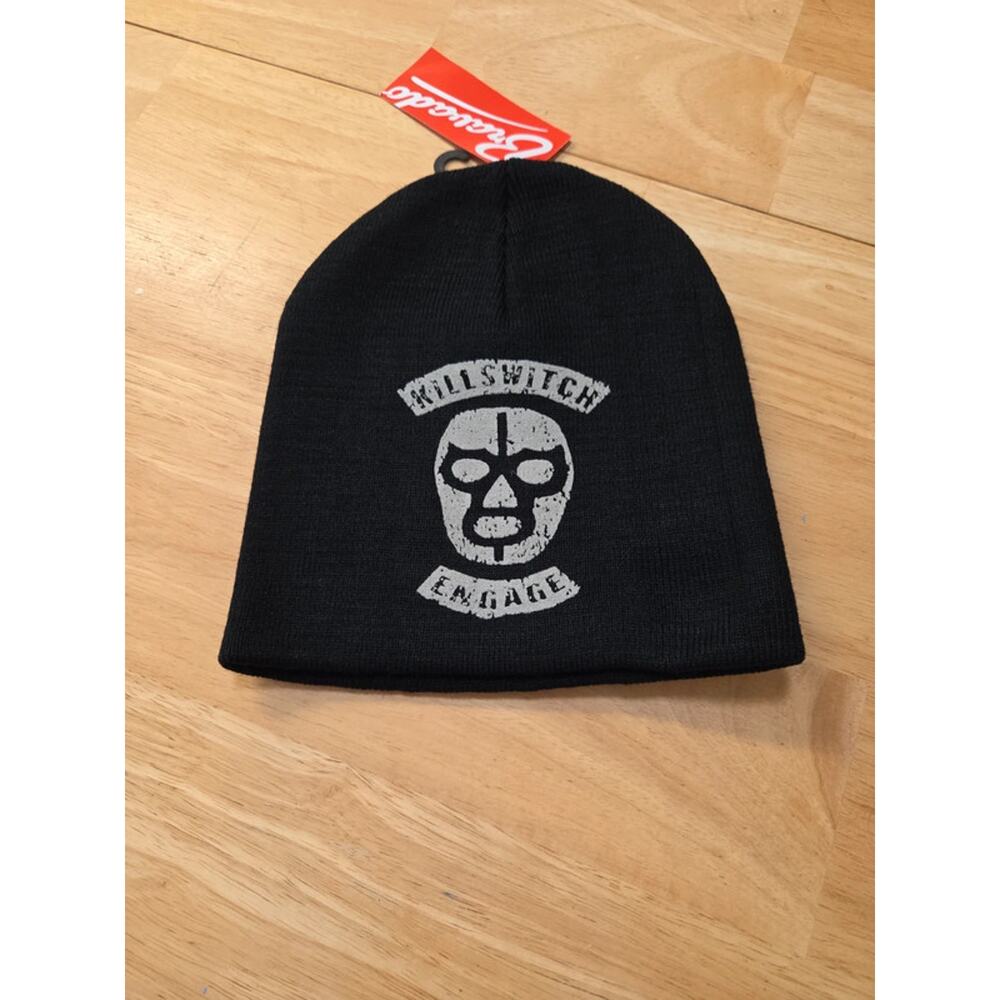Killswitch Engage Beanie Hat Skull Logo Black NWT Official Bravado Metalcore Cap
